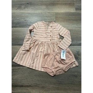 Carter's 24 months girl dress set Pink stripes